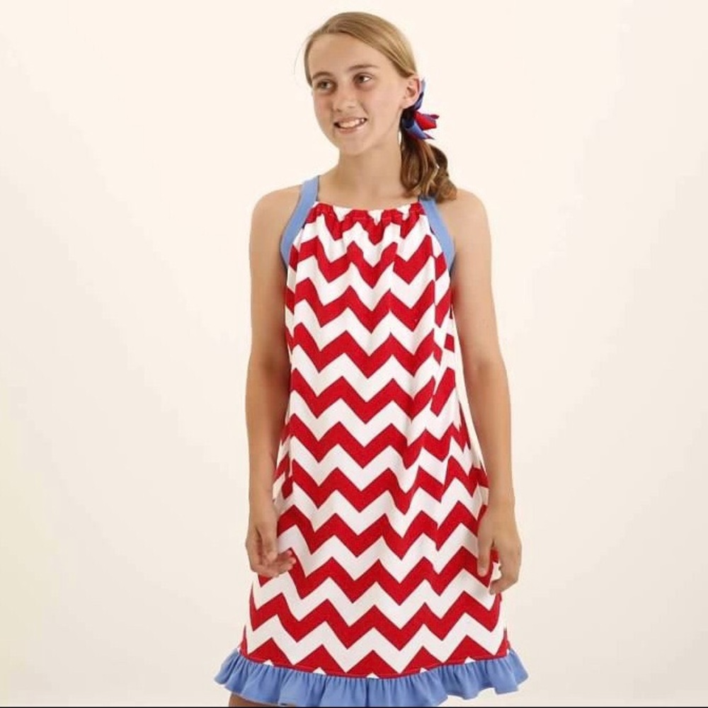 Girls Sz. 10 Knit Dress Chez Ami by Patsy Aiken